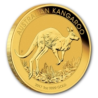 Australien Gold Känguru 2017 1 Oz Gold Motivseite