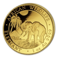 Somalia Gold Elefant 2017 1 Oz Gold Motivseite
