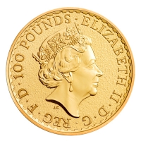 Britannia Gold Münze 1 Oz Gold 2017 Rückseite
